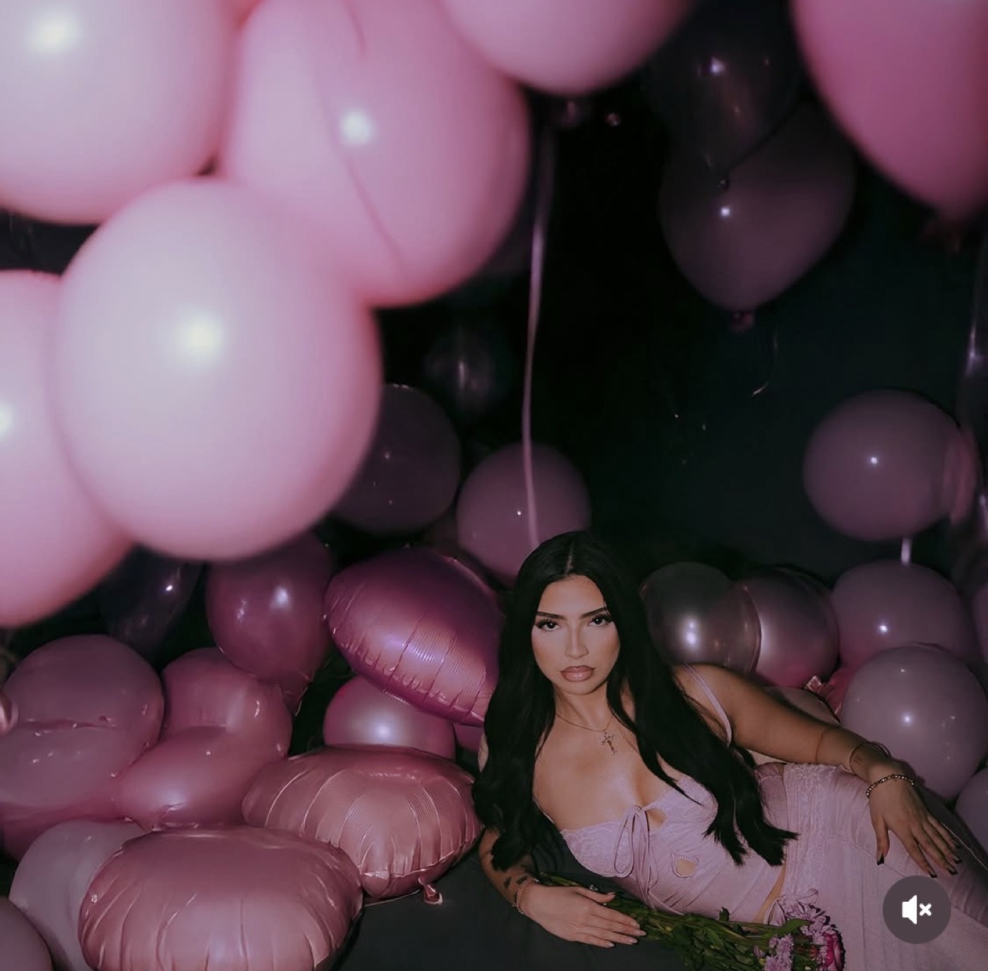 Pink balloons